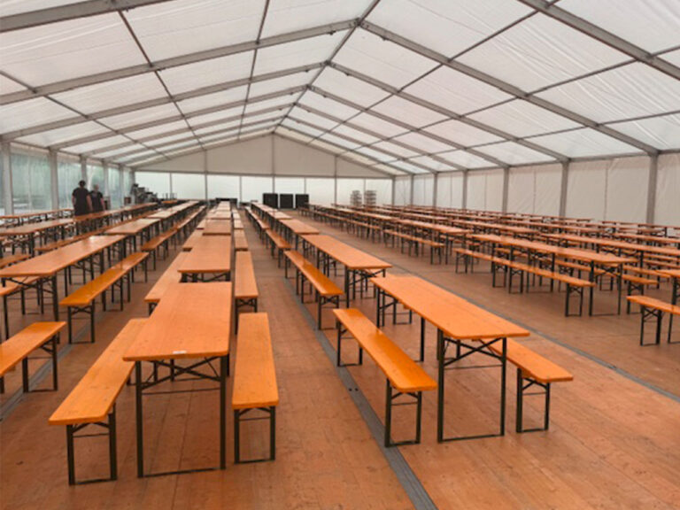 Festzelt Innenaufnahme - Zelt mieten für Erlangen